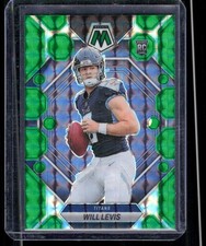 2023 Panini Mosaic #377 Will Levis Green Mosaic