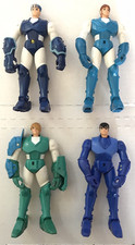 Ronin Warriors Playmates 1999  Action Figures RYO Cye Rowen Hariel 4pc
