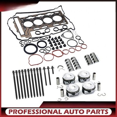 N12 N16 Engine Rebuild Piston Kit CR 11:1 Fits Mini Cooper R55 R56 R57 R60 1.6L