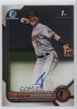 2022 Bowman Chrome Prospect Auto Greg Cullen #CPA-GC Auto 9x7