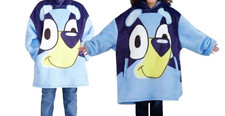 Bluey Oversized The Way Big hoodie plush lined 4-10 fit most Blanket Kids Comfy