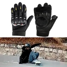Shining 2xDownhill Skateboard Gloves w/ Slider Standard Longboard Drift Slide