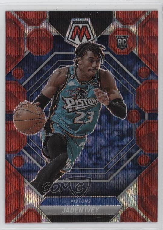 2022-23 Panini Mosaic Rookies Red Wave Mosaic Prizm Jaden Ivey #216 1pk2