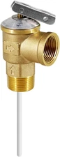 Temperature Pressure Relief Valve with 3/4-Inch Pipe Thread, 150Psi, Designed to