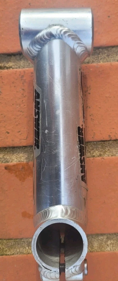 Answer A-TAC 1" x 140mm Threadless Stem 25.4mm Handlebar Clamp Vintage - Image 3 of 4