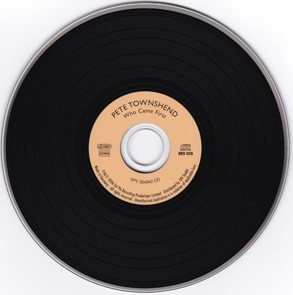 Pete Townshend - Who came first - Deluxe Edition - 2006 - 9 Bonustracks - Bild 3 von 3