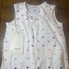 NWT Kyte Baby Bamboo Cloud Rainbow Heart Sleep Sack Tog 1.0 Size Small