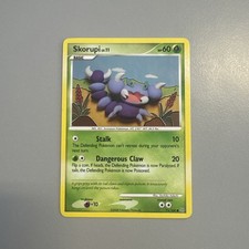 Pokemon TCG Skorupi Stormfront 73/100 Regular NM Read Description
