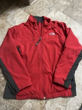 The North Face Red Black Boys Youth Medium 10/12 Winter Zip Up Coat Jacket