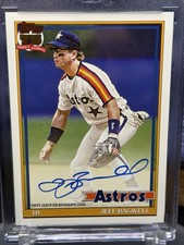 2026 Topps Jeff Bagwell Auto 1991 Topps Astros HOF On Card Autograph
