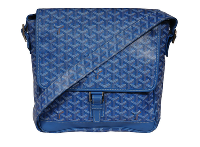 【正規品】GOYARD Grand Bleu MM Shoulder Bag Goyard Grand Bleu MM Messenger Travel Bag Blue Laptop Computer