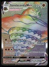 Sandaconda VMAX 206/198 Rainbow Rare Chilling Reign Pokemon Holo Near Mint on eBay