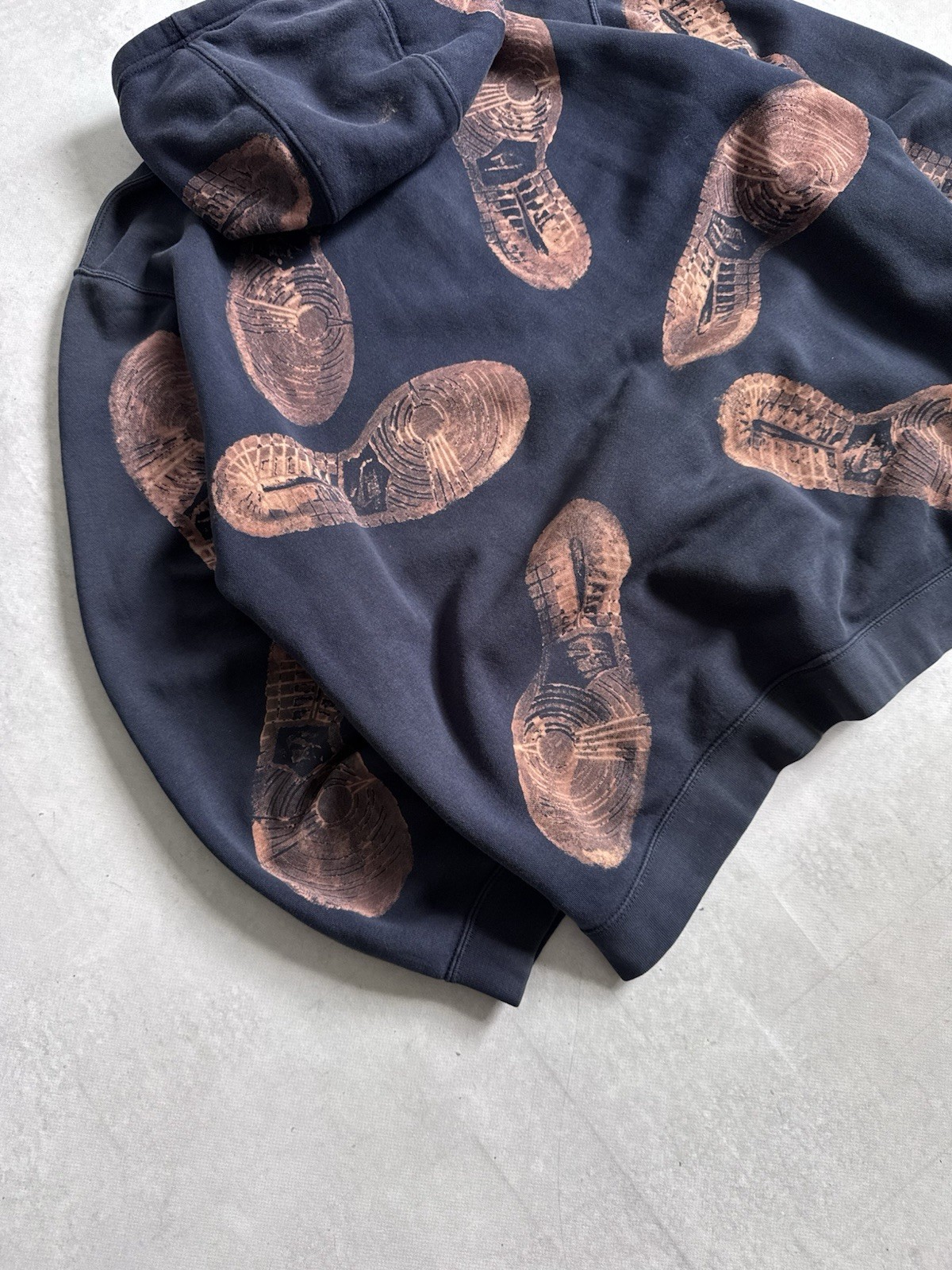 Vintage Nike Dunk Step Custom Print Y2K 00’s Vibe Zip Hoodie Size XL Unisex image 10