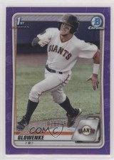2020 Bowman Draft Chrome Purple Refractor /250 Jimmy Glowenke #BD-35 00c9