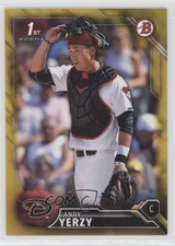2016 Bowman Draft Draft Picks Gold 48/50 Andy Yerzy #BD-87 s3g
