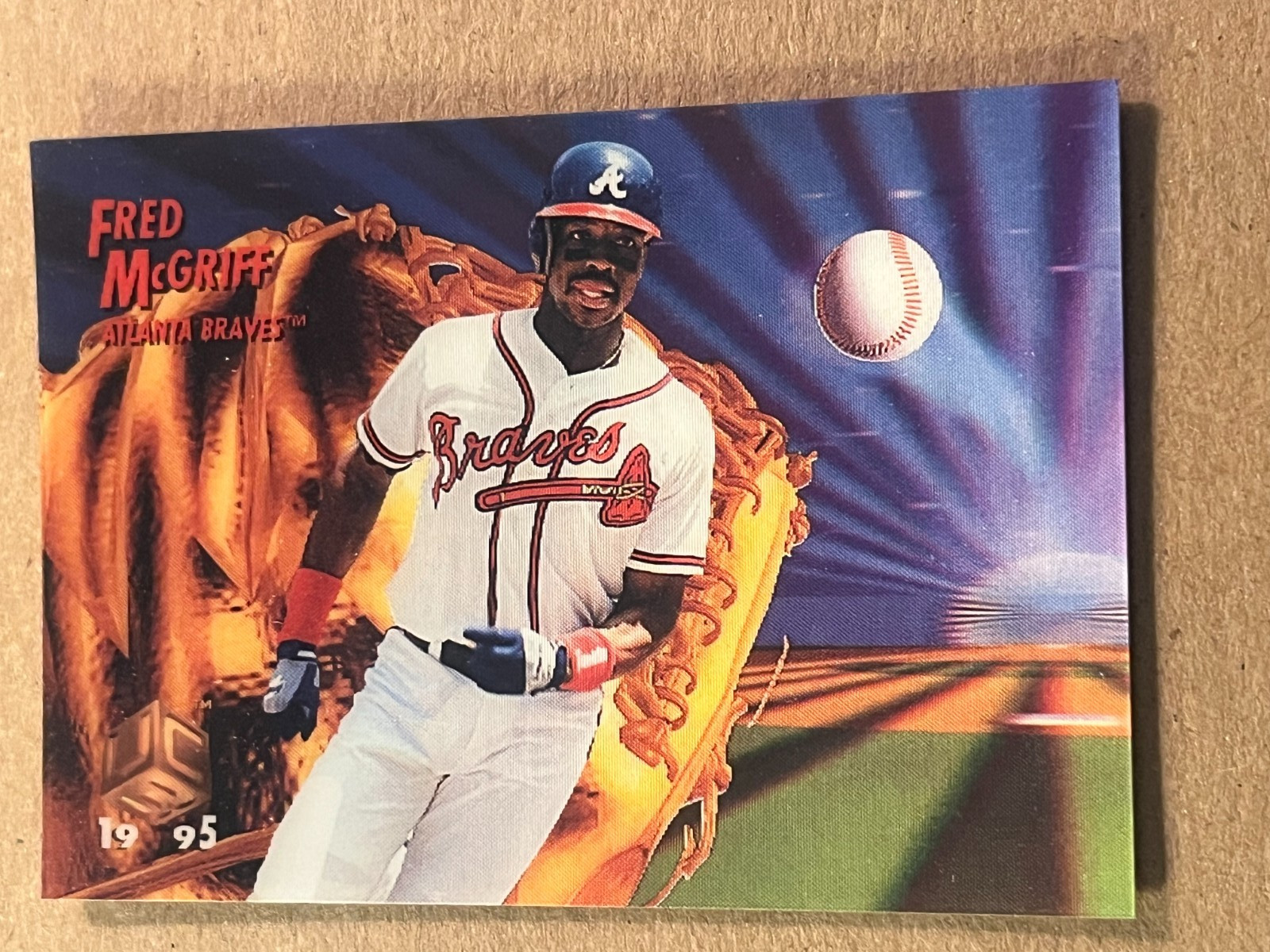1995 SPORTFLIX UC3 - FRED McGRIFF BRAVES #65