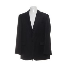 Super 100's, Blazer, Größe: L, Schwarz, Nadelstreifen, Herren #58E