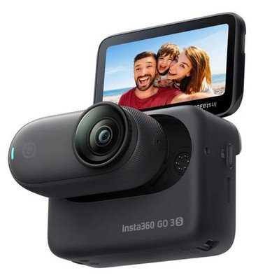 Insta360 GO 3s Standard Edition wasserdichte Actioncam 128GB Midnight Schwarz