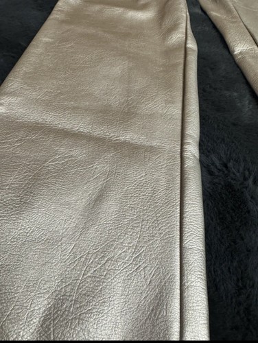 H&M Lederimitat Hose Silber Gr. 44 (40/42) Neu - Bild 3 von 3