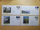 2010 ENGLAND SCOTLAND WALES NORTHERN IRELAND SET OF 4 REGIONAL FDCS #3043