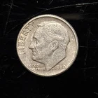 1960-D Roosevelt BU 90% Silver Dime Actual Coin