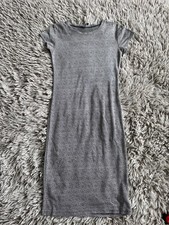 Cotton On Midi Dress White & Black Size S Small