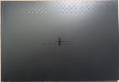 2016 Lincoln MKX MKZ MKC Black Label USA Prospekt Brochure, 46 Seiten