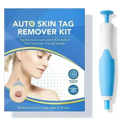 Natural Painless Auto SKIN TAG Removal Kit Skin Tag Micro Bands Remover Device