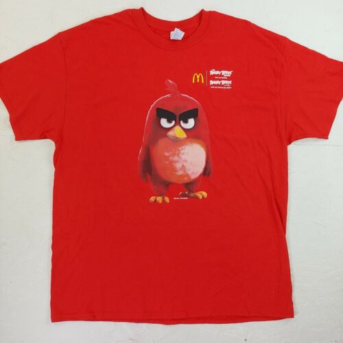 Angry Birds T-shirt The Movie McDonald's Promo 2006 Rovia XL Jeu de Dessin animé - Photo 1 sur 11