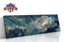 Elegy in Ice and Bloom Flower Canvas Print for Home Decor, Wall Decor Art Poster