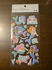 Recollections MERMAIDS OCEAN LIFE Scrapbooking Stickers