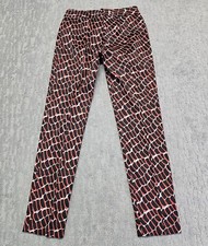 ESCADA STRAIGHT LEG JEANS TROUSERS Printed PANTS Sz. 34 Womens