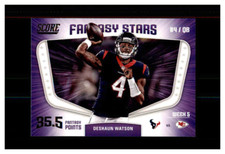 2018 SCORE FOOTBALL #8 DESHAUN WATSON FANTASY STARS HOUSTON TEXANS