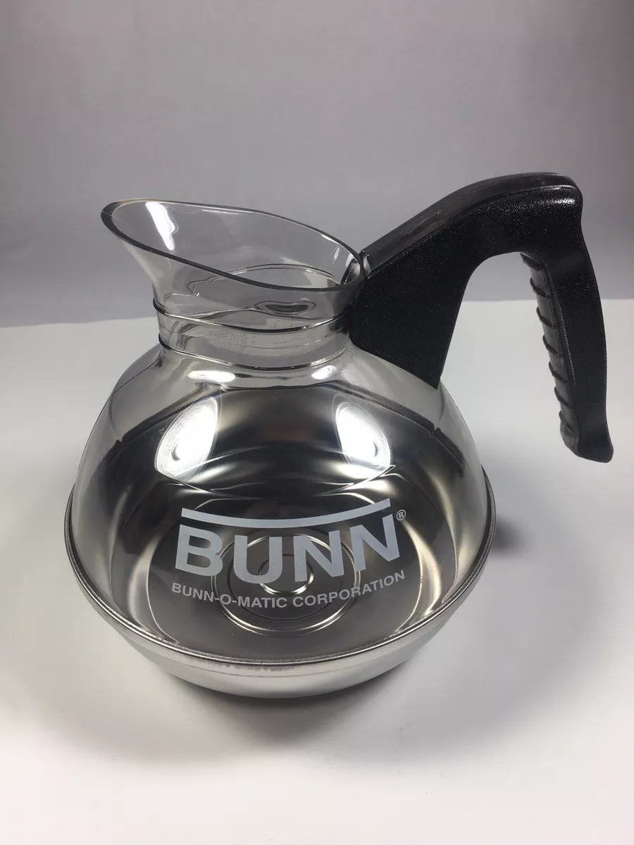 Black BUNN EASY POUR Coffee Pot Metal Bottom Carafe Unbreakable BRAND NEW