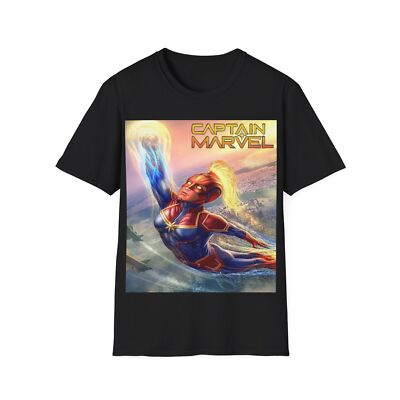 Captain Marvel Shirt - Bold Cosmic Hero| Marvel shirt 