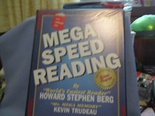 BK-223- Kevin Trudeau's Mega Speed Reading w/6 tapes 1 VHS & book
