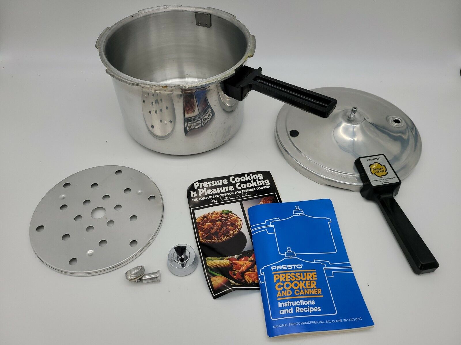 ! Super beauty product restock quality top! Vintage Presto Pressure Cooker 0121004 shopping Rack With Jiggler Seal &