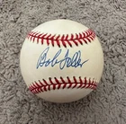 BOB FELLER SIGNED AUTOGRAPHED BASEBALL!  Indians!  HOF 1962