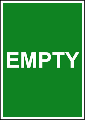EMPTY | Adhesive Vinyl Sign Decal