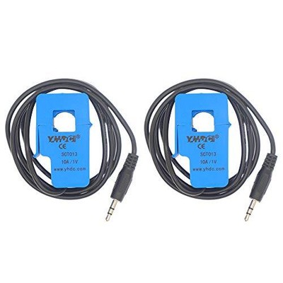2PCS SCT013-010 10A 1V Non-invasive Split Core Current Transformer Sensor