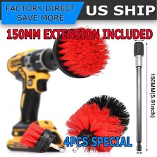 Drill Brushes Set 3Pcs Tile Grout Power Scrubber Cleaner Spin Tub Shower Wall