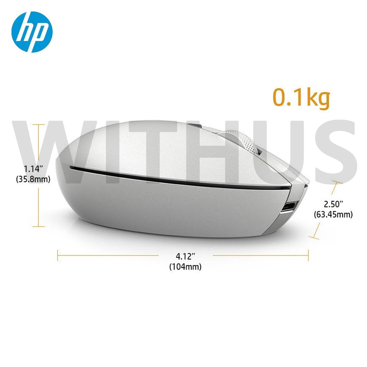 HP SPECTRE Rechargeable Mouse 700 シルバー HP Spectre Rechargeable Mouse 700 (3NZ71AA) - Shop HP.com