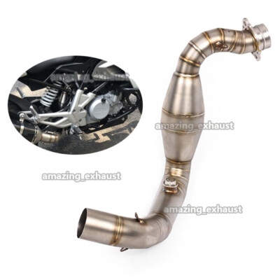 Motorcycle Exhaust Header System Front Link Pipe For BMW G310GS G310R 2016-2023
