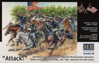US Civil War : 8th Pennsylvania Cavalry Regiment "Attack" 1/35 MasterBox 3550