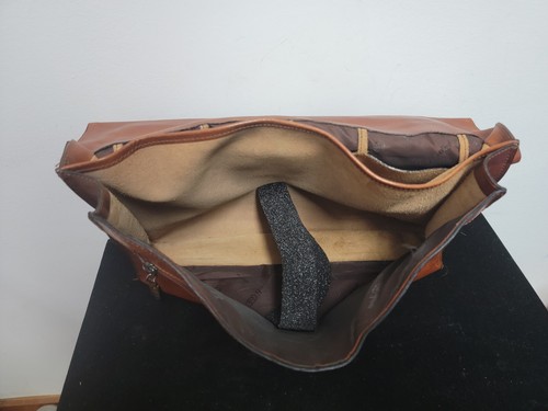 Splendida borsa computer valigetta 17" pelle marrone midi vintage Made in Italy - Foto 8 di 9
