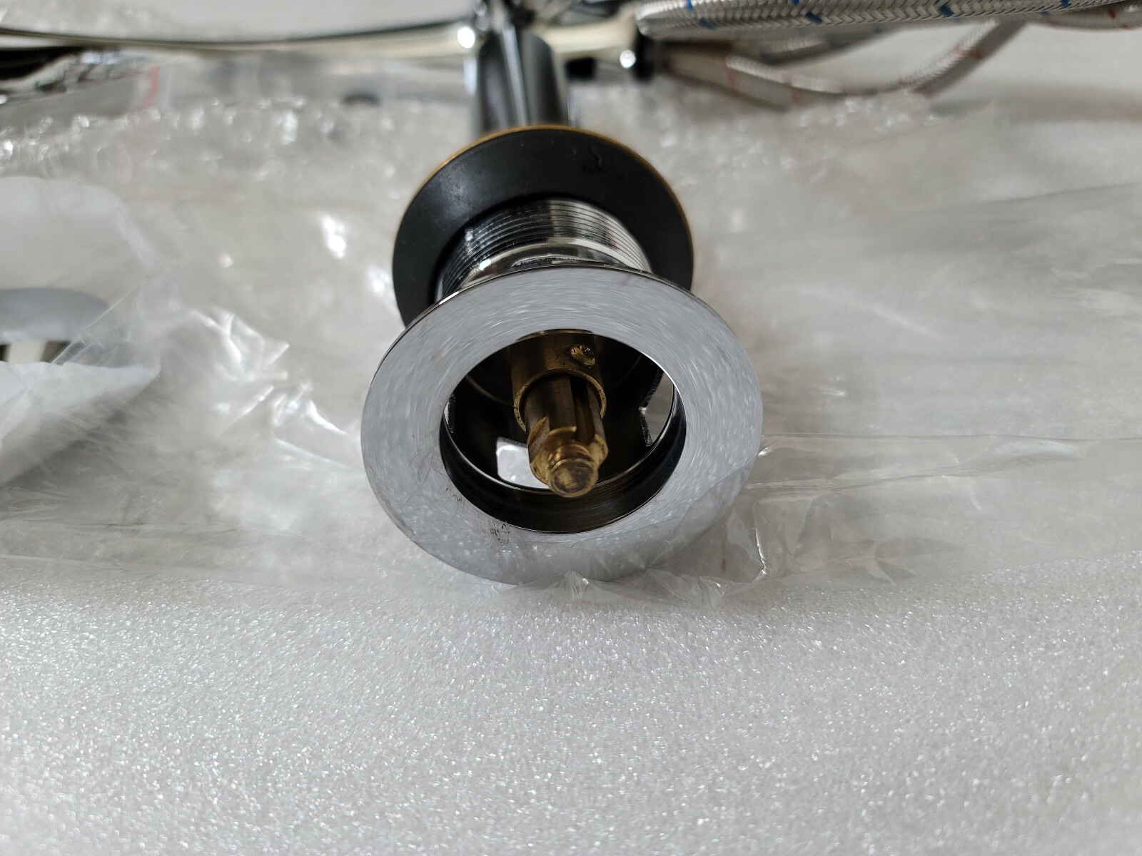 Ultra Faucets UF35110 Twist Collection Single-Handle Bathroom Sink Faucet Chrome