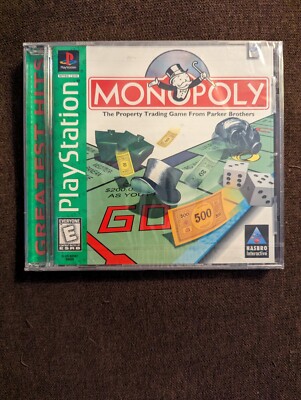 MONOPOLY Sony PlayStation PS1 1998 Greatest Hits Comes Factory Sealed
