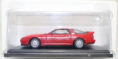 Toyota Supra 1988 Red 1/43 Scale Box Mini Car Display Diecast
