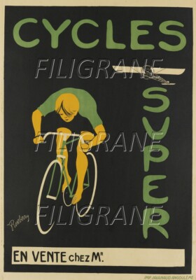 SUPER FAHRRAD/FAHRRÄDER Rpis - POSTER HQ 40x60cm eines VINTAGE POSTERS