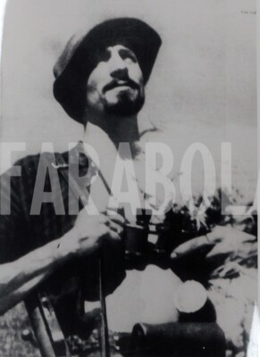 Altes Pressefoto Italien, Partisan des Widerstands, 1943/45, Druck 24x18 CM
